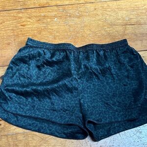 Stella McCartney Silk Animal Print Sleep Shorts
